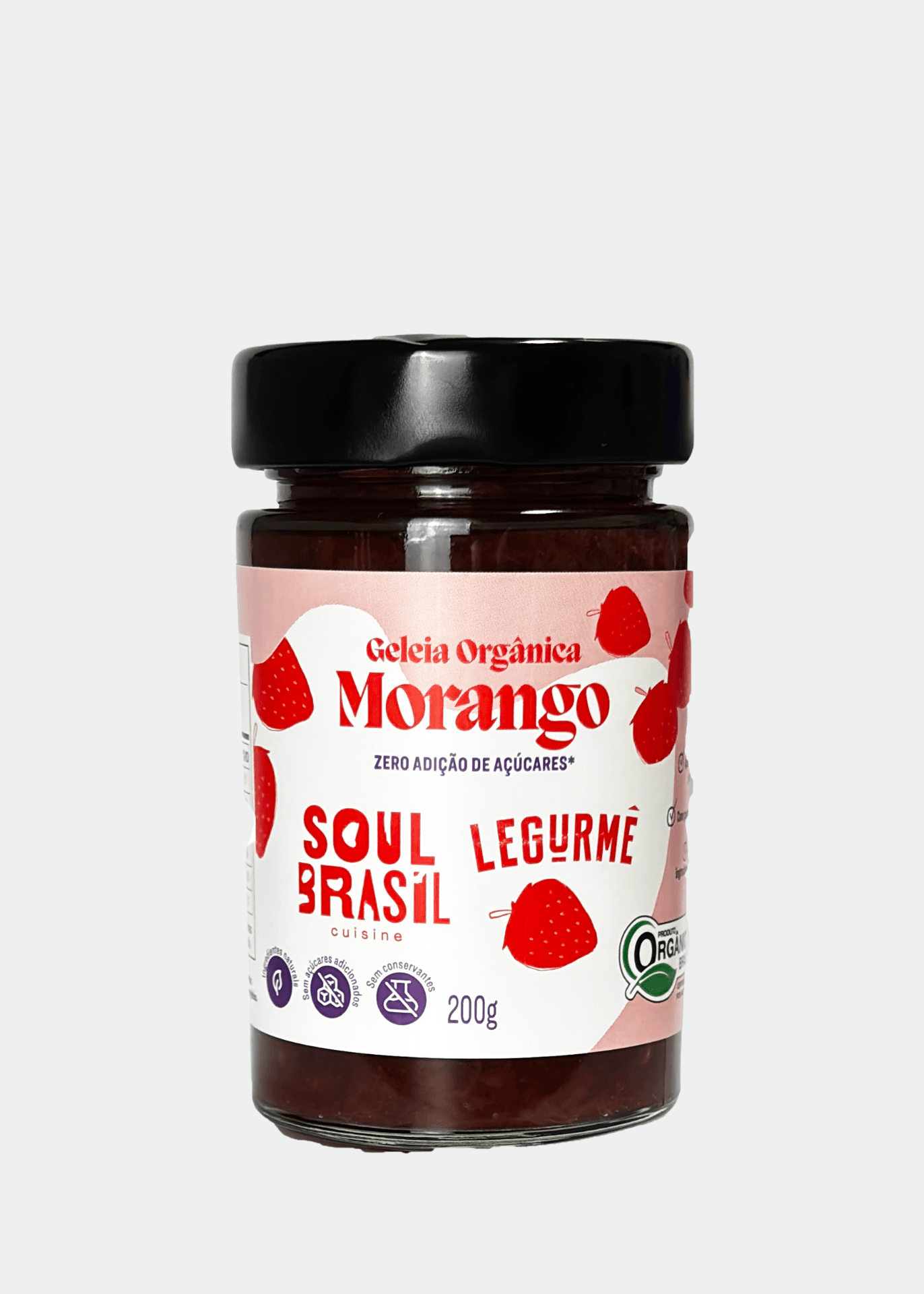 Geleia Morango Sem Açúcar Soul Brasil - 200g — Track&Field